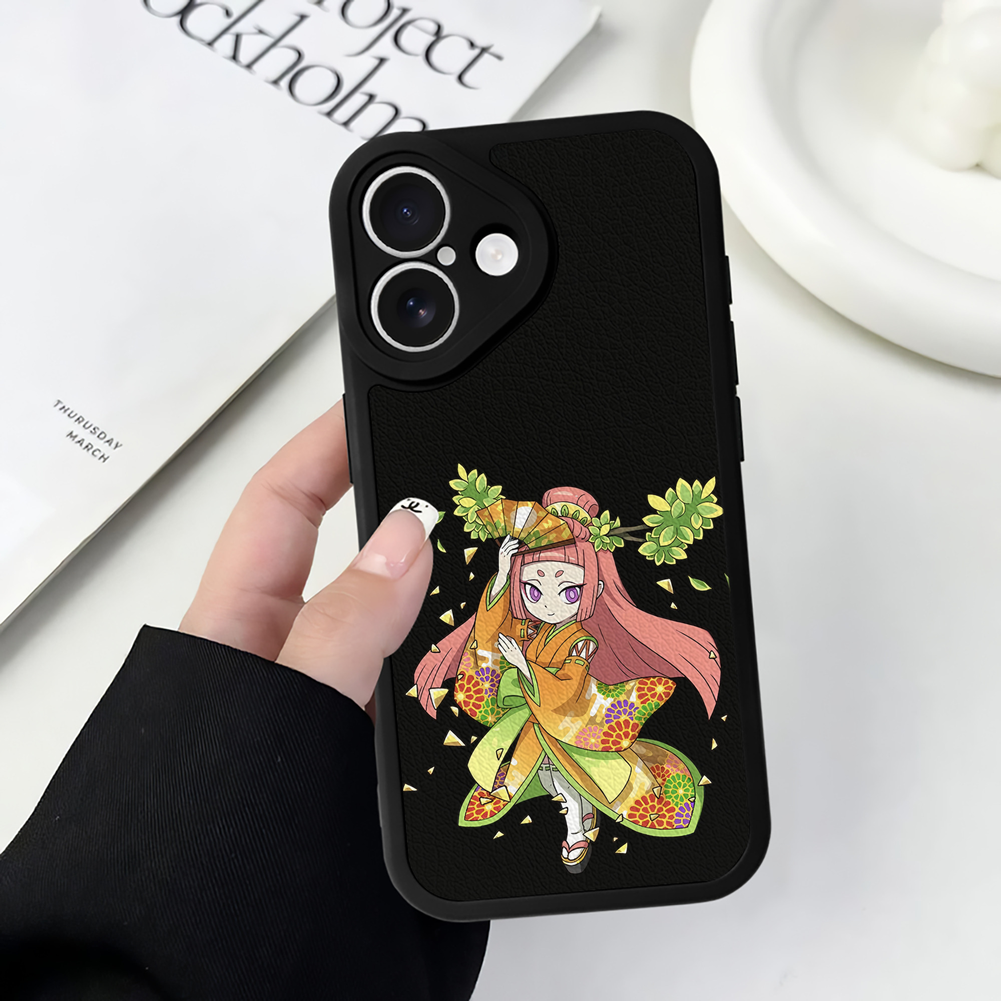 （画像用） 妖怪ウォッチ Yo-kai Watch 【iPhone 16シリーズ対応】シリコンスマホケース（レザー調） 材質：シリコン
